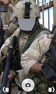 Modern soldier-US photomontage - náhled