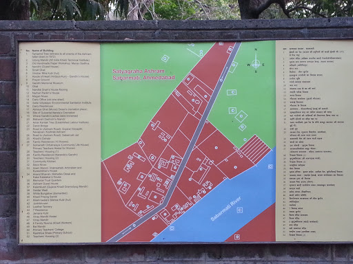 Satyagrah Ashram Map