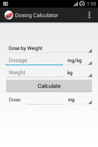 Dosing Calculator