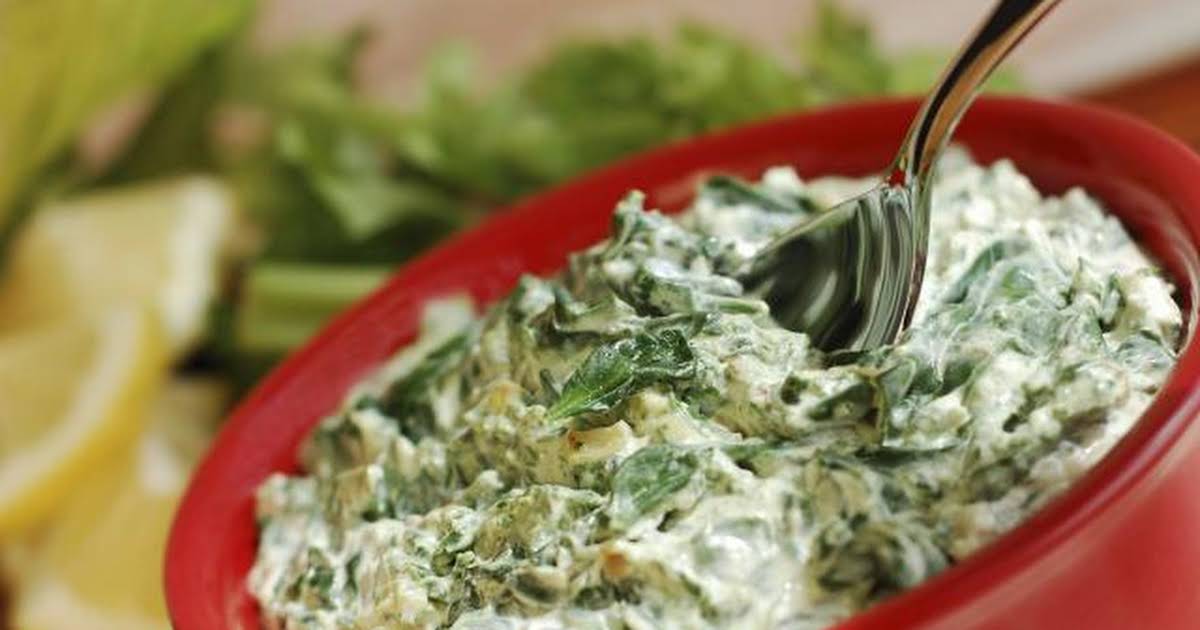 Spinach Dip without Mayo Recipes Yummly