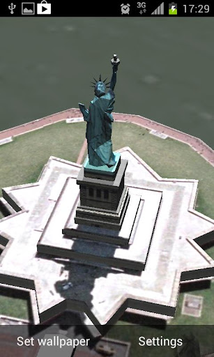 【免費個人化App】Statue of Liberty 3D LWP FREE-APP點子