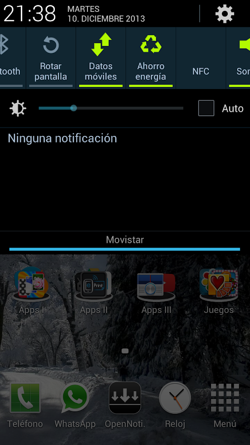   Open Notification Bar Pro – Capture d'écran 