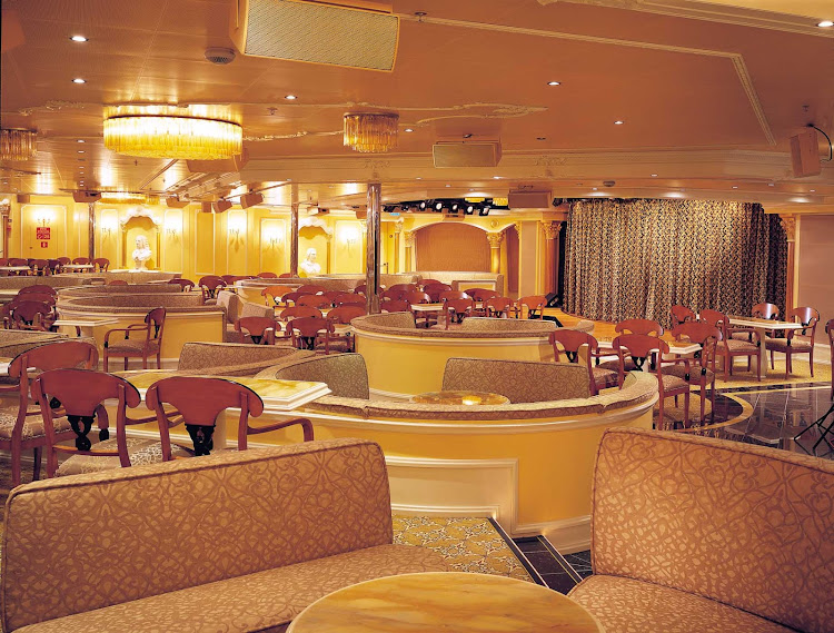 Plan on an evening of dancing or a cabaret show at Carnival Victory's Adriatic Lounge.