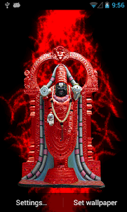 download Tirupati Balaji Live Wallpaper free