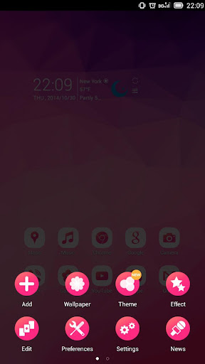 【免費個人化App】GoPink Free Go Launcher Theme-APP點子