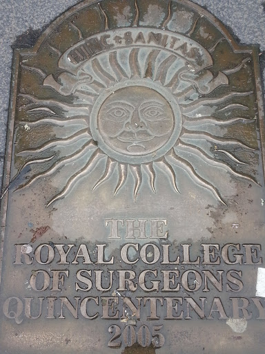 Royal College of Surgeons Quincentenary Plaque