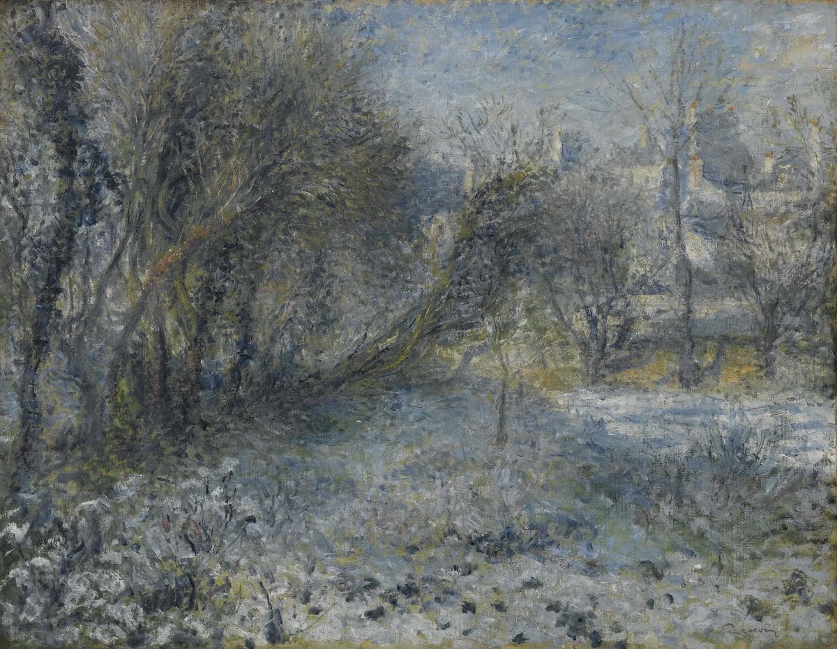 Snow Covered Landscape Auguste Renoir, Snow Covered Landscape