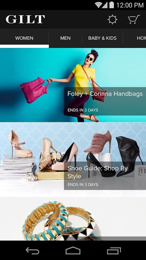 Gilt Shop Designer Sales Android Apps on Google Play