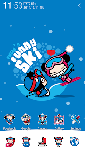 Pucca Ski Atom Theme Screenshots 2