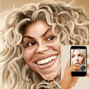 Caricatures, find  look-alike mobile app icon