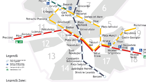 Harta Metrou Bucuresti Gratis