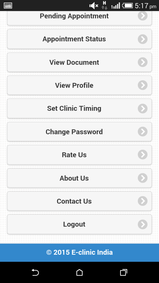 E-clinic India 1.1 Screen 3