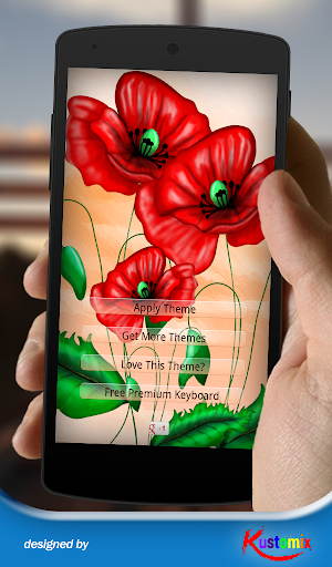 Poppy Flowers Keyboard