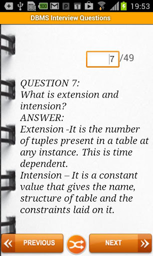 DBMS Interview Questions