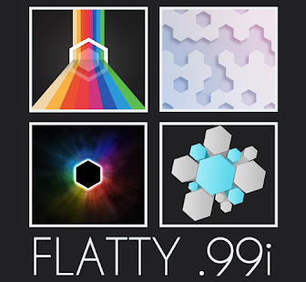 Flatty - A Flat Hex Icon Pack - screenshot thumbnail
