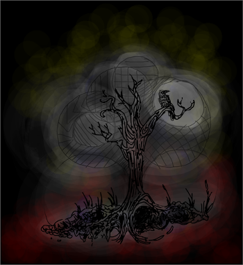 ghost tree colored