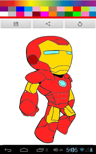 Coloring Iron Kids Man