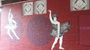 Ballerina Wall Painting