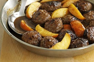 Fruity pork meatballs