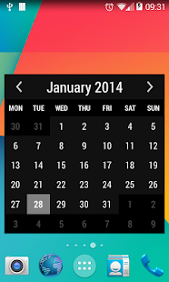 download Month Calendar Widget free