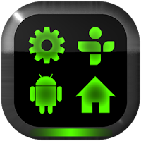 Neon Green GO Launcher Theme APK صورة الغلاف