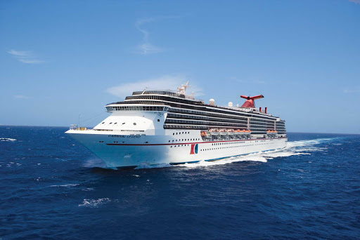 Carnival-Legend-aerial-3 - Carnival Legend sails mostly 6- to 8-night itineraries to the Bahamas, Bermuda, Canada/New England, Caribbean, Europe and the Panama Canal.