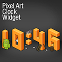 Pixel Art Clock Widget logo
