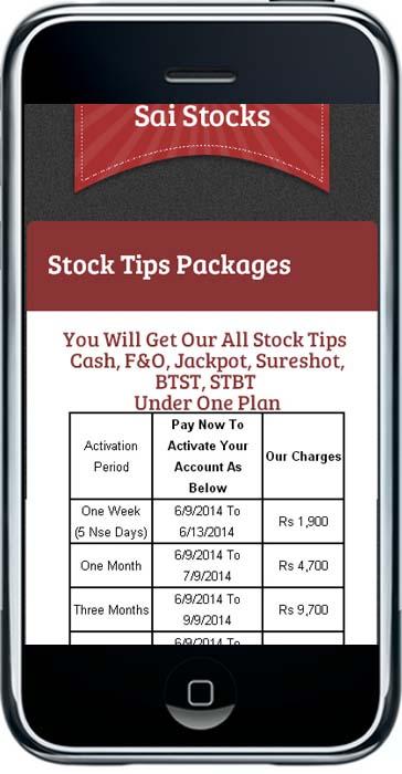 free stock buy tips on mobile by sms for intraday