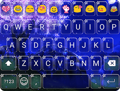 Moon Cherry Emoji Keyboard screenshot 5
