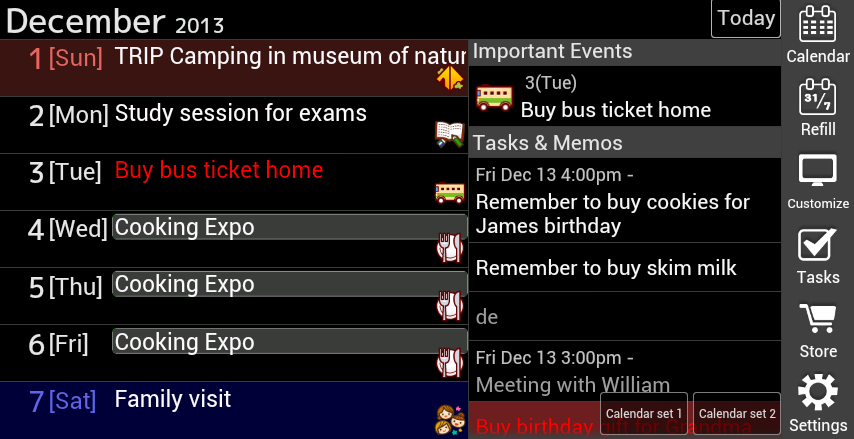 Jorte Calendar Android