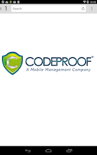 Codeproof Secure Browser Screenshots 1