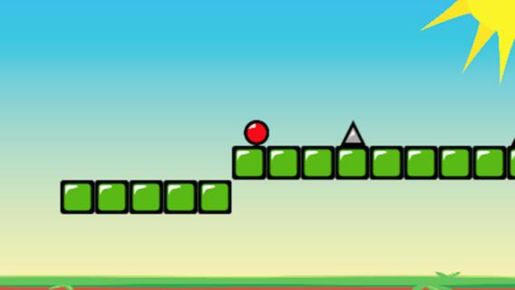 Red Bouncing Ball Spikes Screen 2