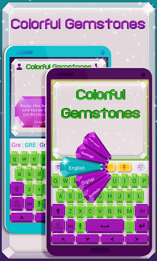 Gemstone GO Keyboard Theme