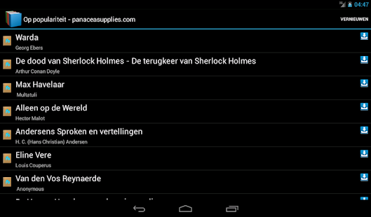  Gratis oude boeken downloaden: miniatuur van screenshot  