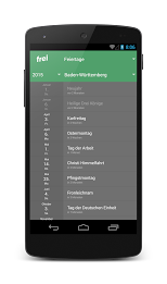 frei - Ferien und Feiertage poster 1
