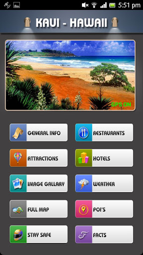 Kauai-Hawaii Offline Map Guide