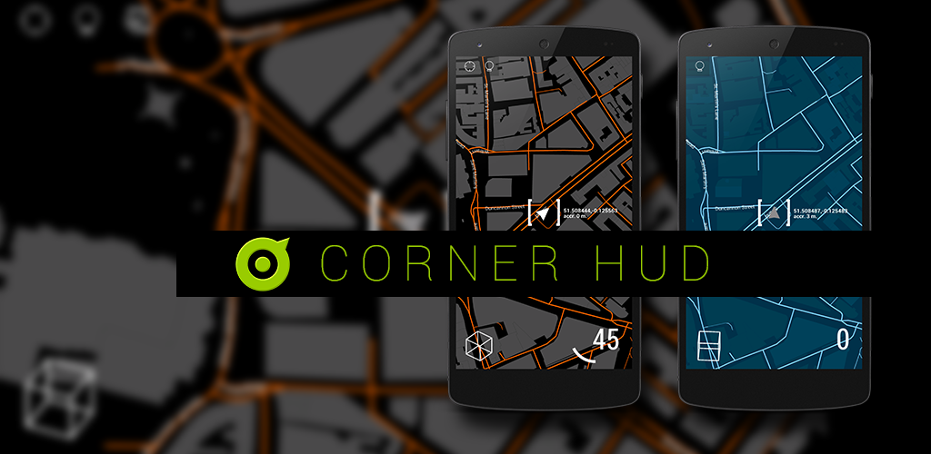 Apps corner. HUD navigation. HUD карта. Simple HUD. Google Maps HUD.