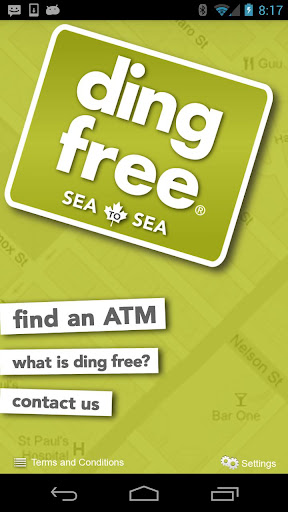 ding free ATM Locator