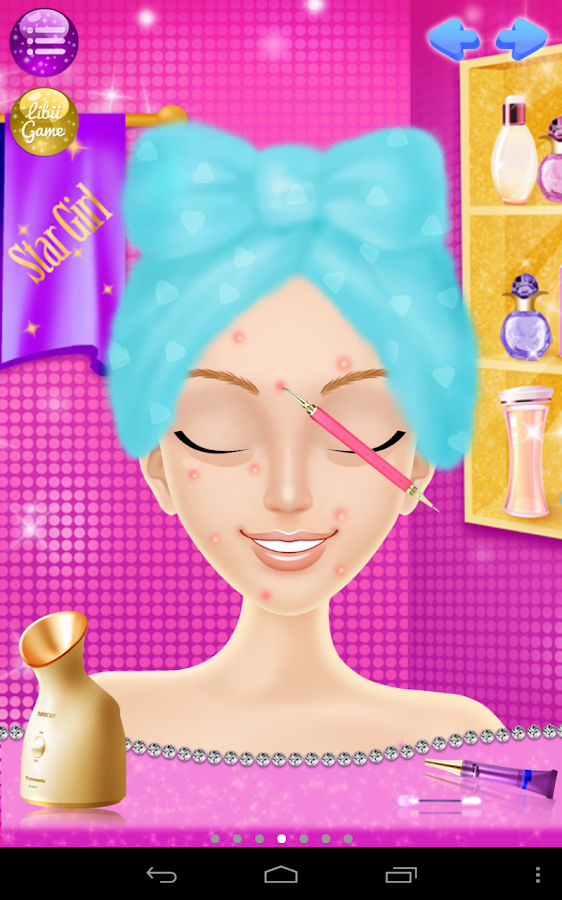 Menina da estrela do salão de beleza - Screenshot