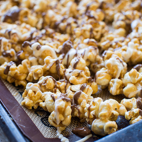 milk condensed Milk Caramel Popcorn sweetened  Recipes recipes popcorn With Condensed Sweetened