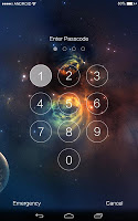 Galaxy Space Lock Screen APK צילום מסך #2