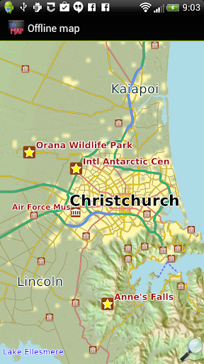 Christchurch offline map