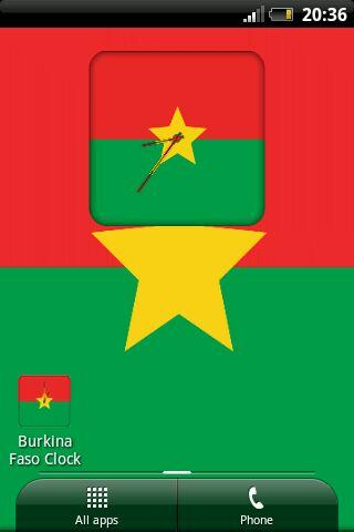 Burkina Faso Clock