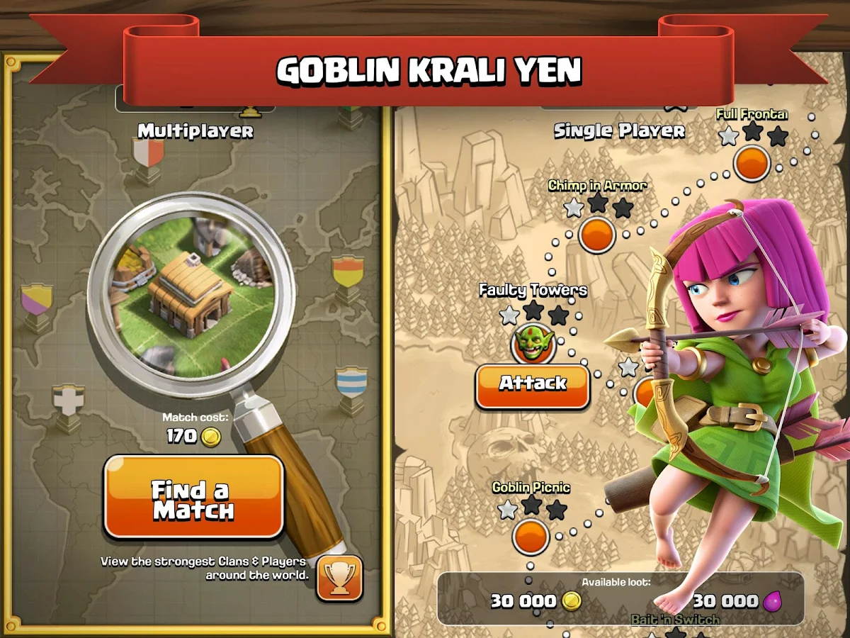   Clash of Clans- ekran görüntüsü 