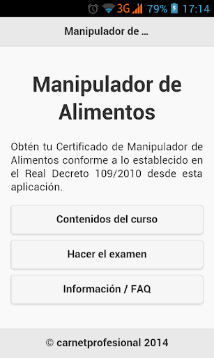 Manipulador de Alimentos