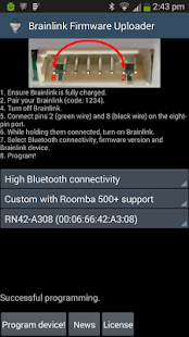 Brainlink Firmware Uploader - náhled