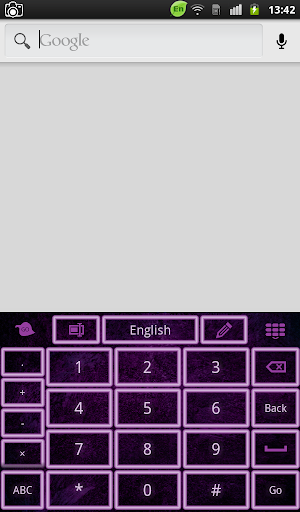 【免費個人化App】Purple Neon Keyboard-APP點子