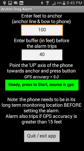 Anchor Drag Alarm