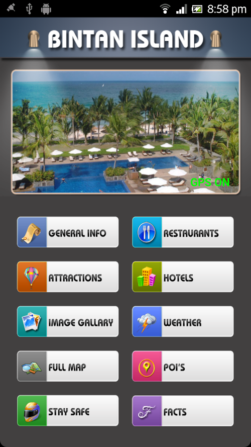 Android application Bintan Offline Travel Guide screenshort