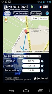 Eutelsat satellite finder